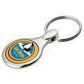 Circular Shaped Full Color Key Ring